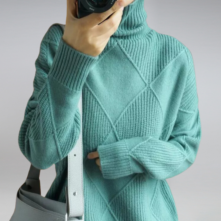 Delfina | High Neck Jumper