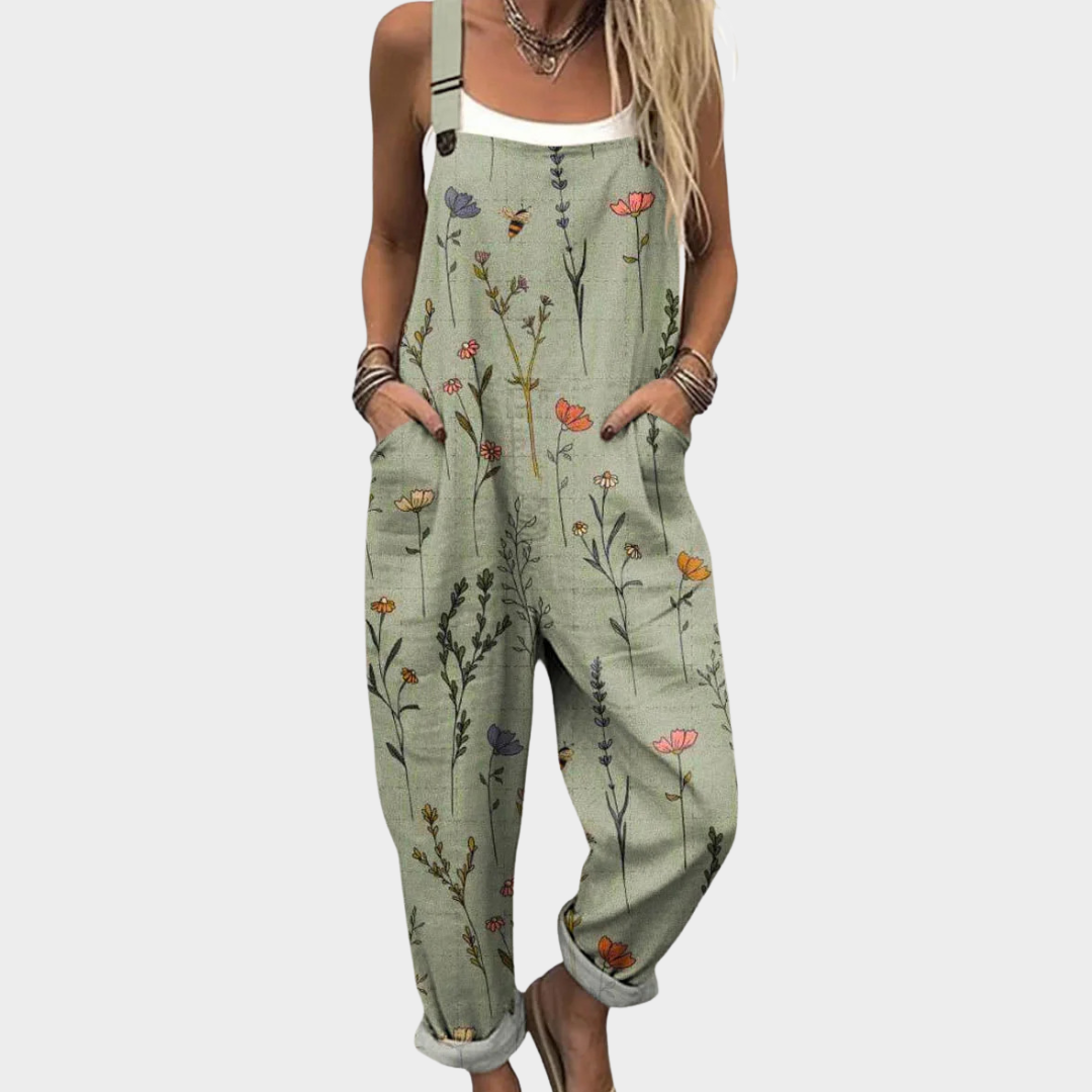 Bella - Comfortable Printed Overalls
