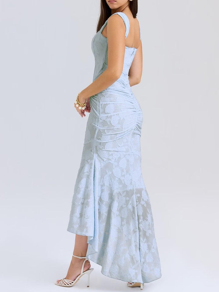 ELVENA™ | Lace Fishtail Midi Dress