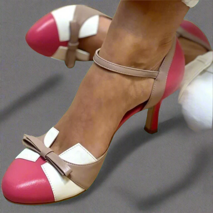Isabella™ Bow Detail Mid Heel Shoes
