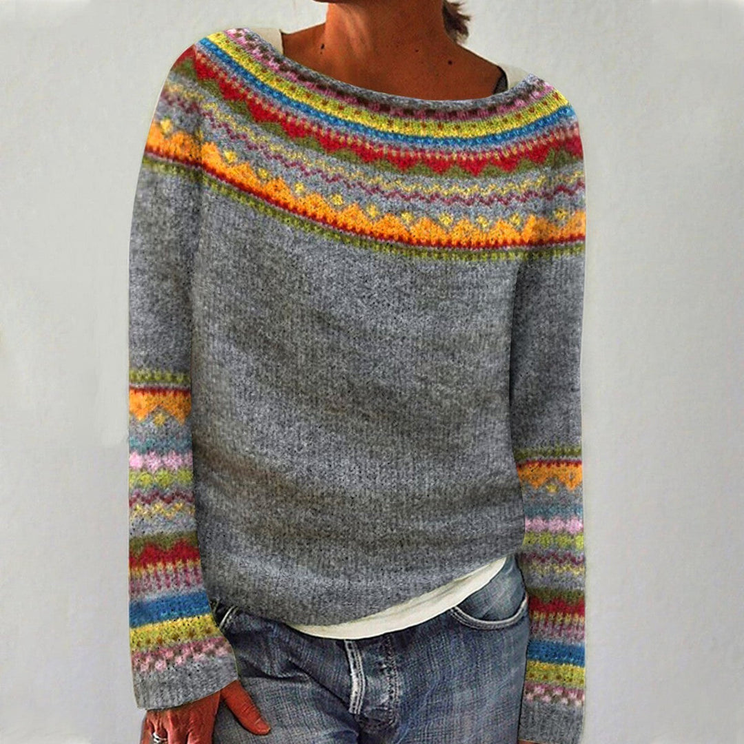 Flavia | Retro Autumn Sweater