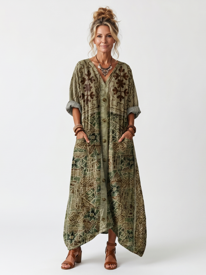 Sandra | Floral Bohemian Jumpsuit