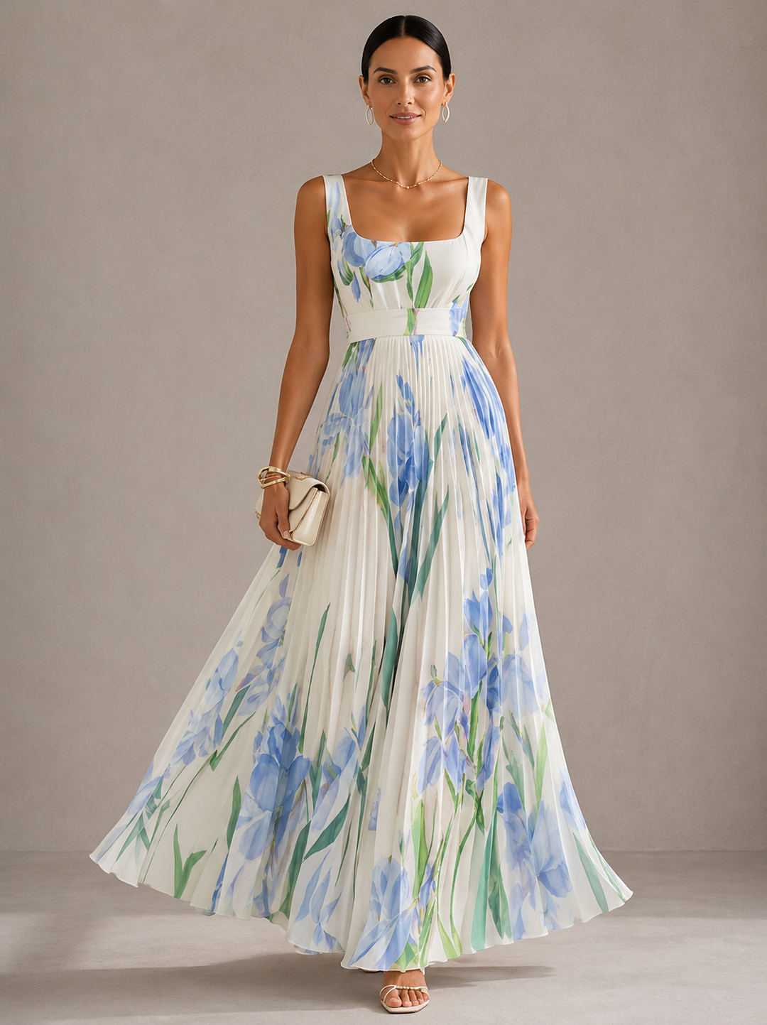 ELVENA™ | Floral Maxi Dress