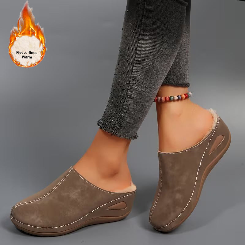 Evelyn - Cozy Slip-On Loafers with Fleece Lining