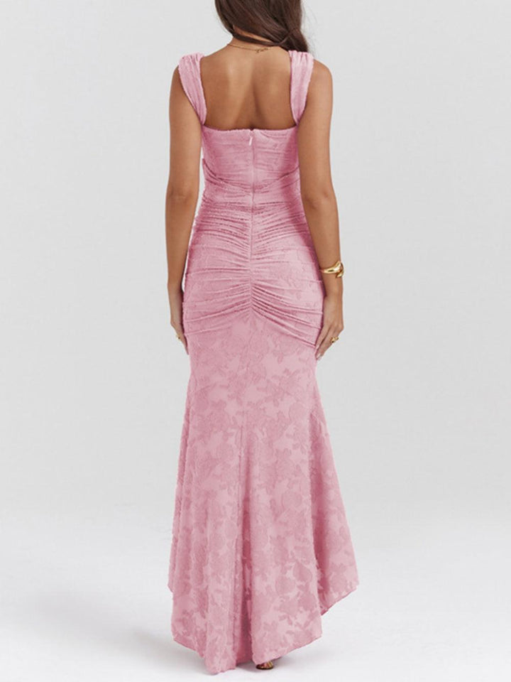 ELVENA™ | Lace Fishtail Midi Dress