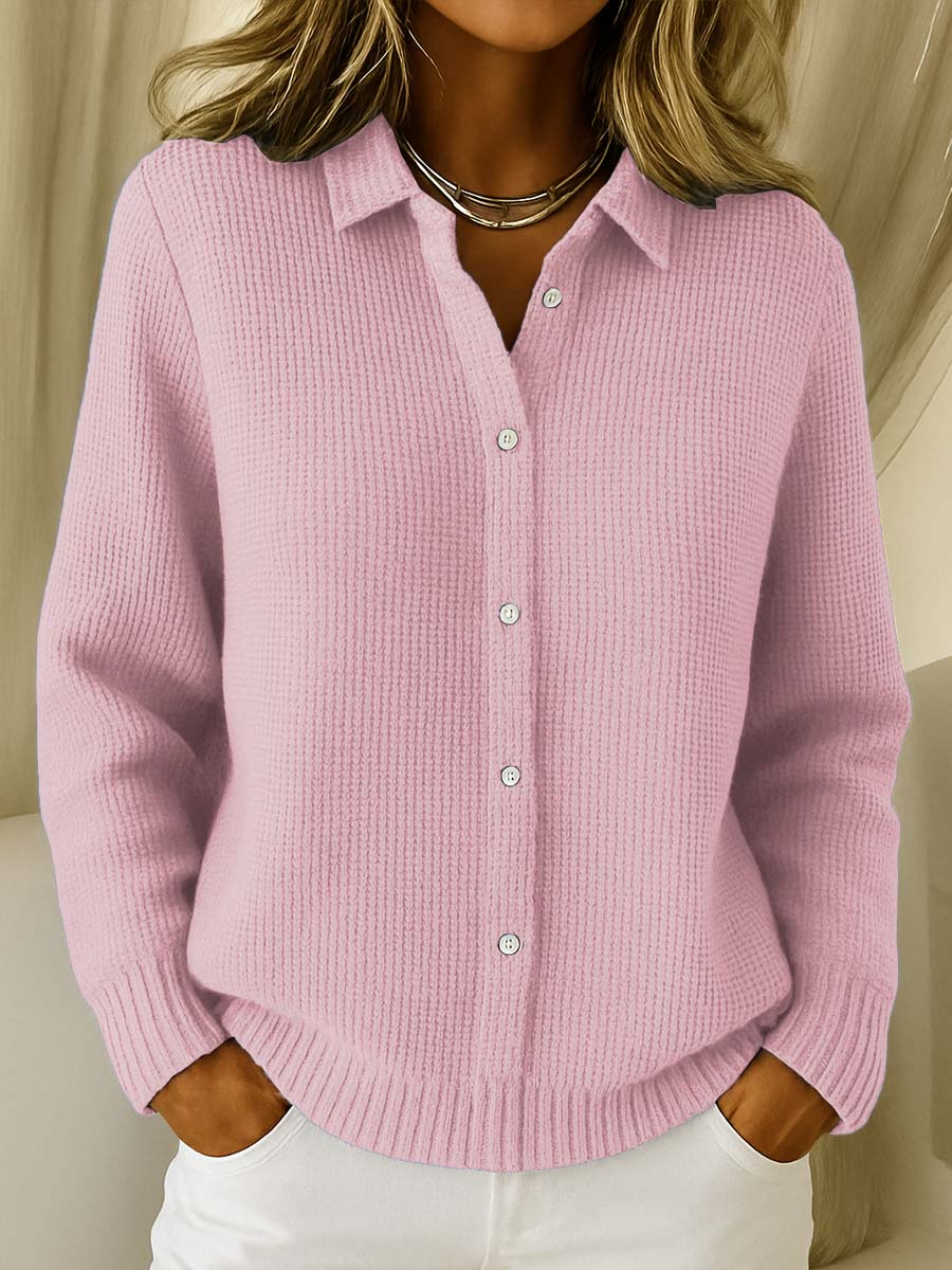 Eleanor - Classic Knitted Button Cardigan