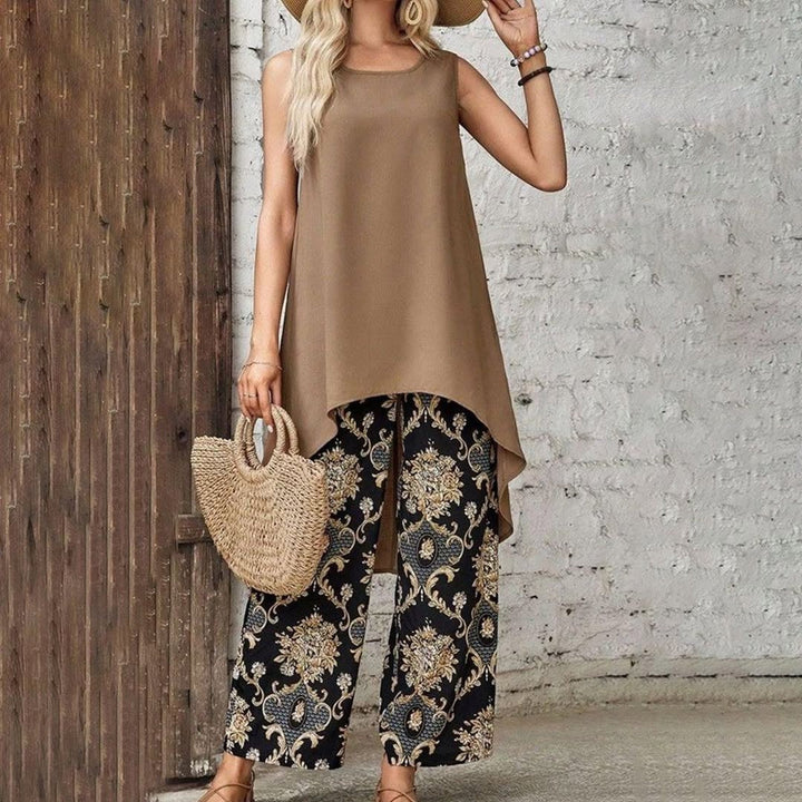 Tránsito™ | Boho Set Tunic and Wide-Leg Pants