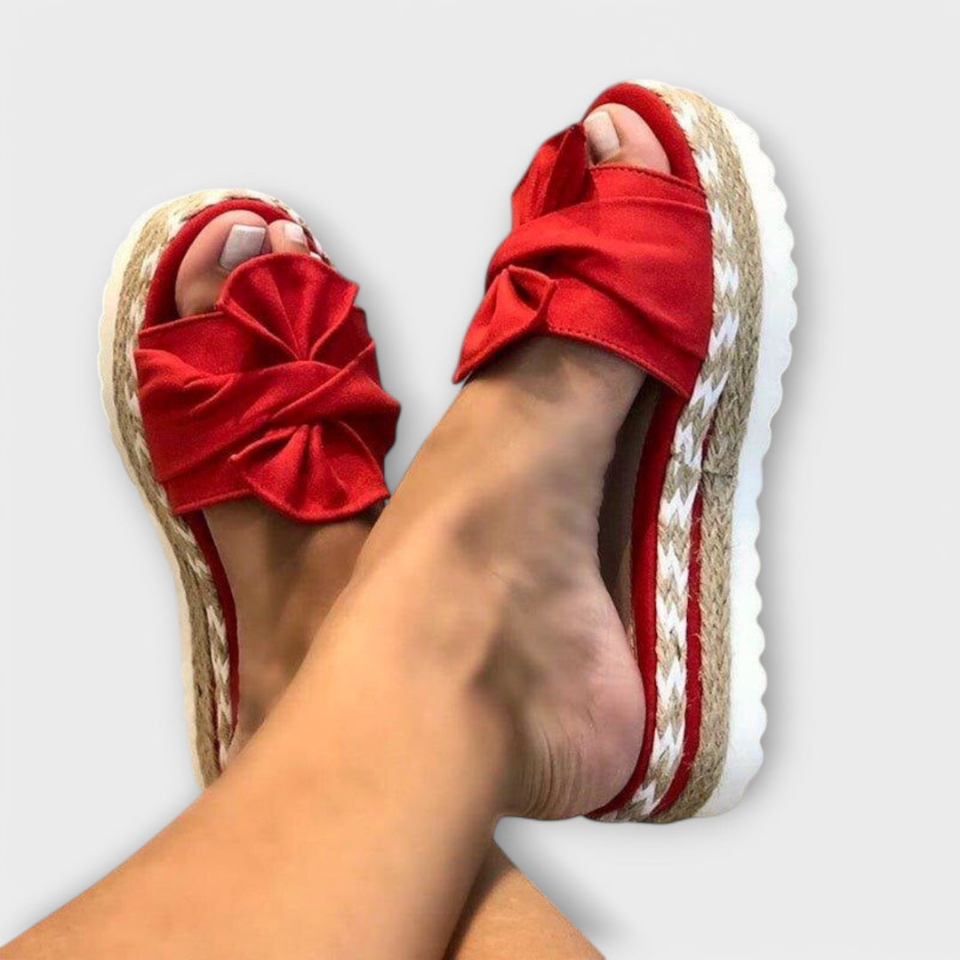 Solegenius – Orthopedic Sandals with Bow Detail