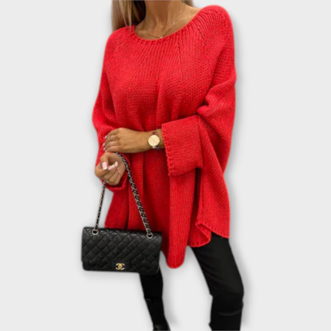 Isabelle - Stylish Women's Jumper with a Round Neckline