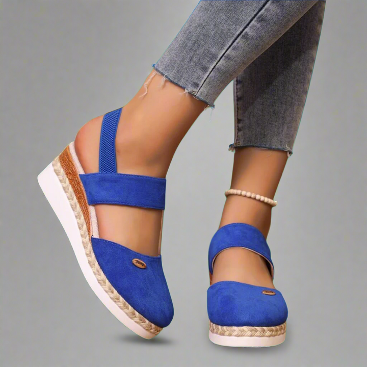 Gitta | Plus-Size Wedge Sandals for Women – Comfortable and Versatile