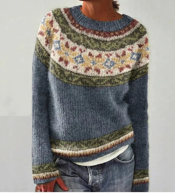 Flavia | Retro Autumn Sweater