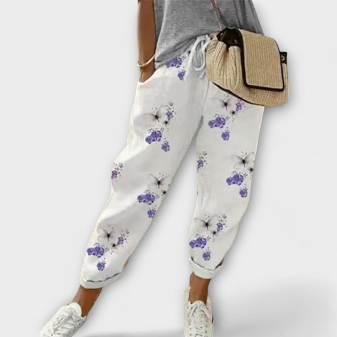 Burga - Comfortable Cotton-Linen Trousers