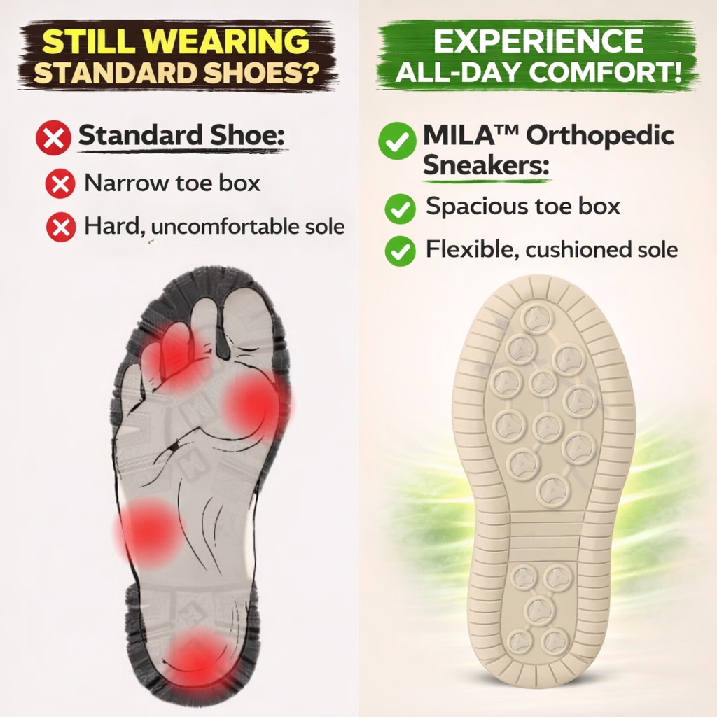 Mila – Comfortable orthopedic sneakers with a zipper