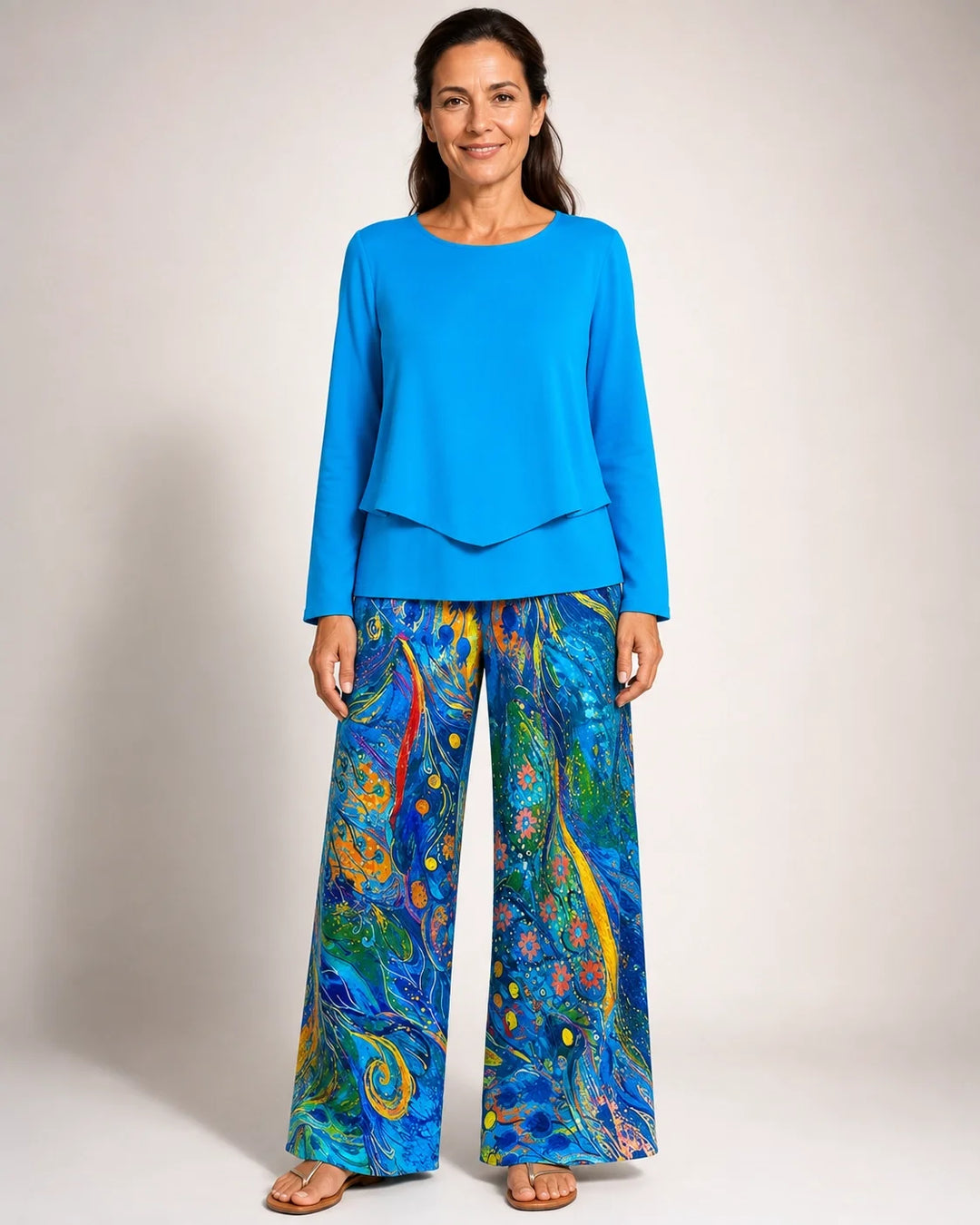 Ximena™ | Artistic Top and Skirt Set