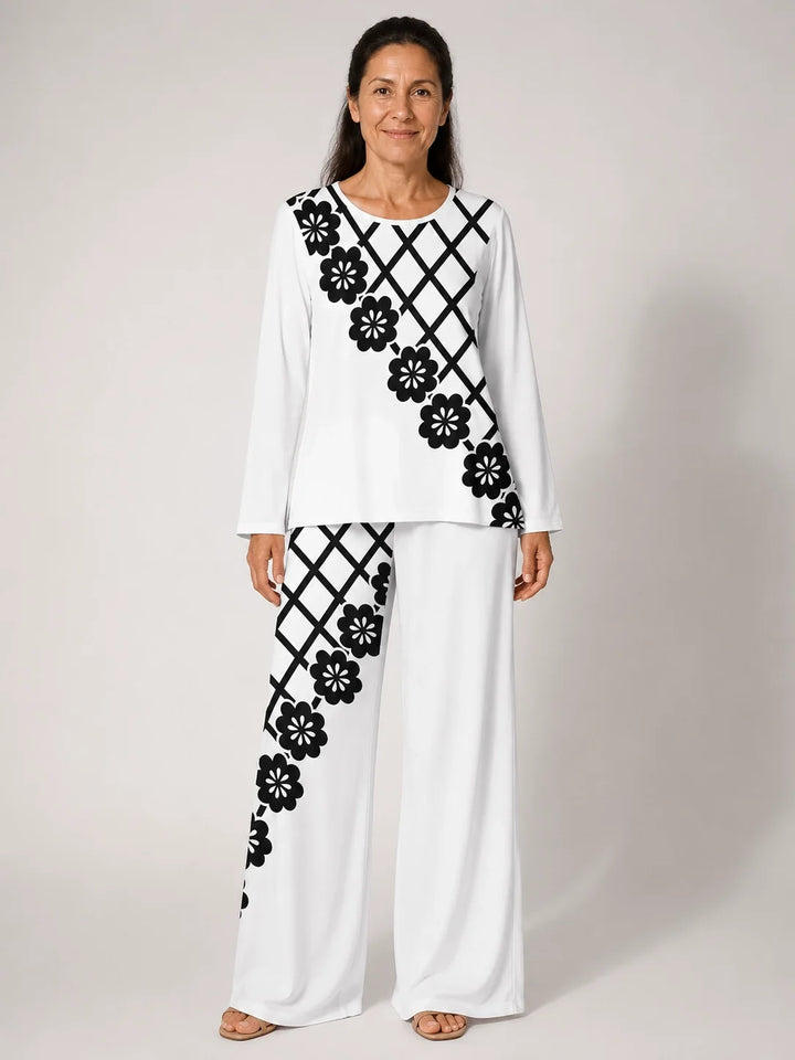 Quiteria™ | White Floral Set