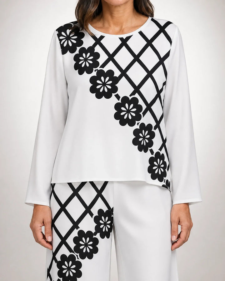 Quiteria™ | White Floral Set