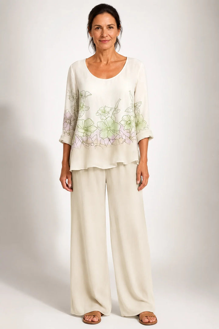 Teodosia™ | Apricot Floral Set