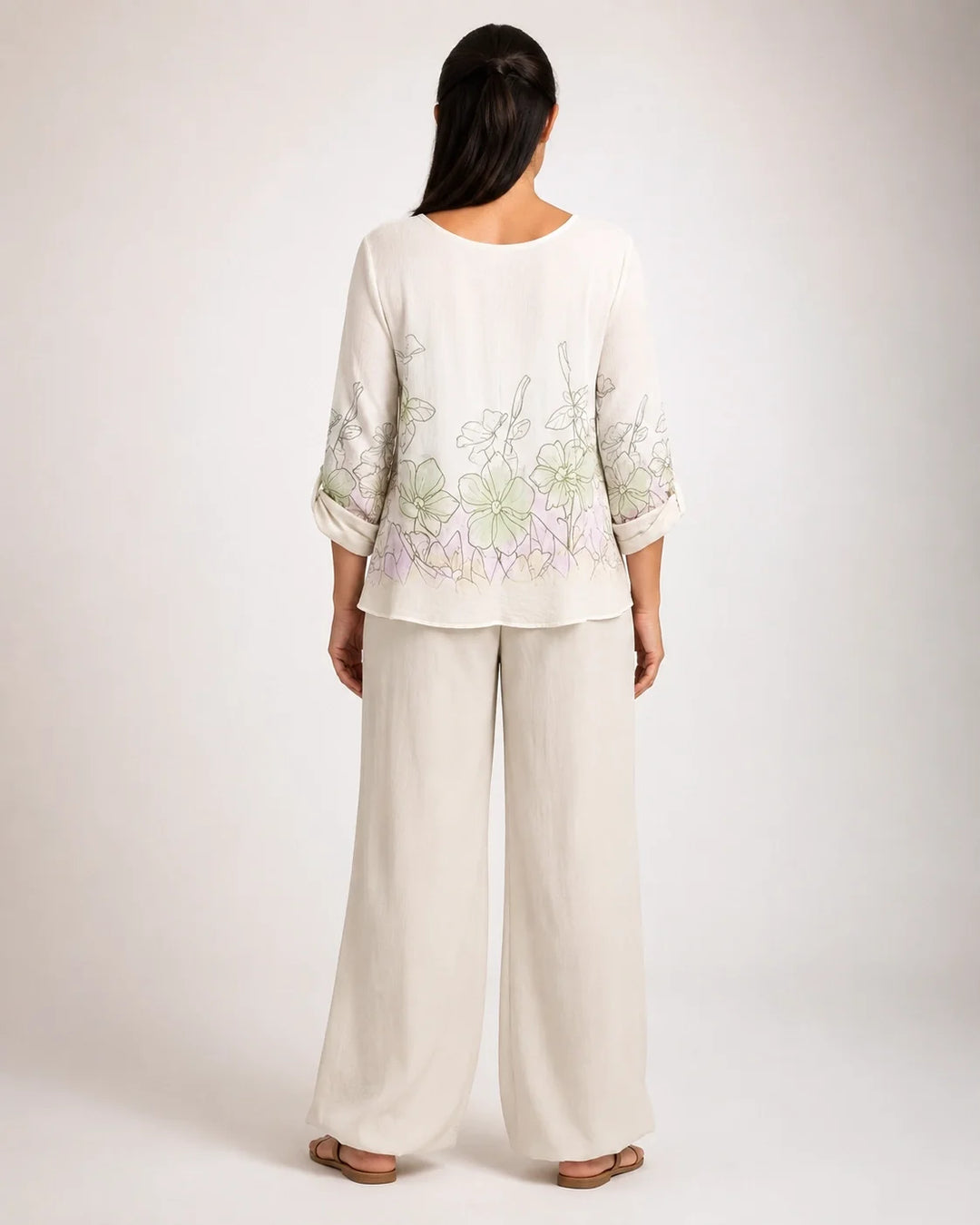 Teodosia™ | Apricot Floral Set