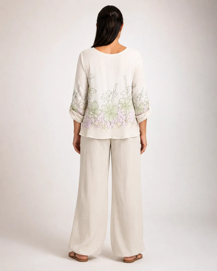 Teodosia™ | Apricot Floral Set