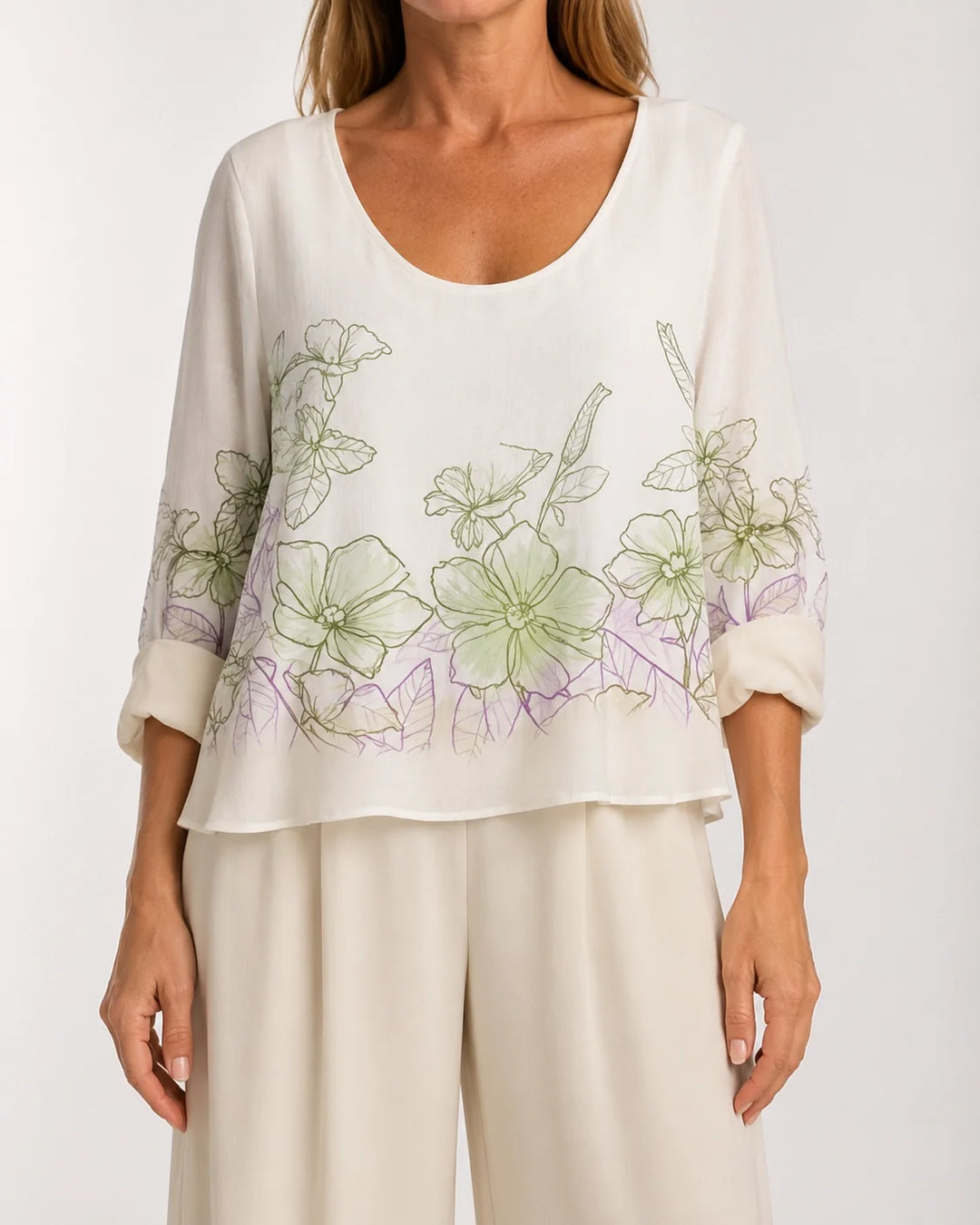 Teodosia™ | Apricot Floral Set