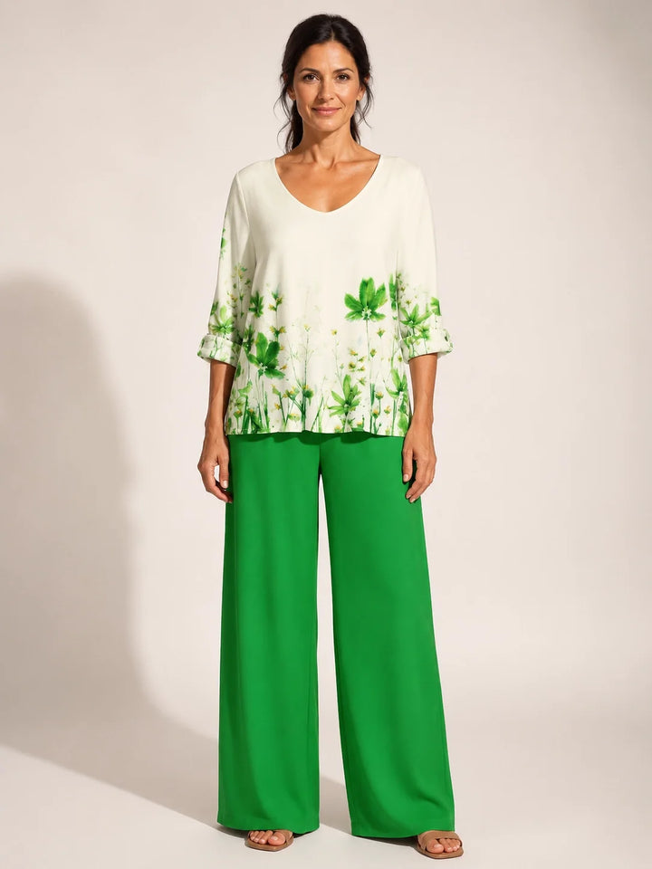 Casilda™ | Green Floral Set