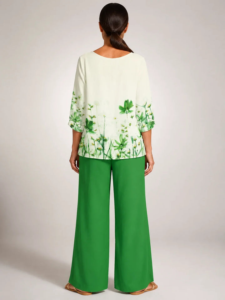Casilda™ | Green Floral Set