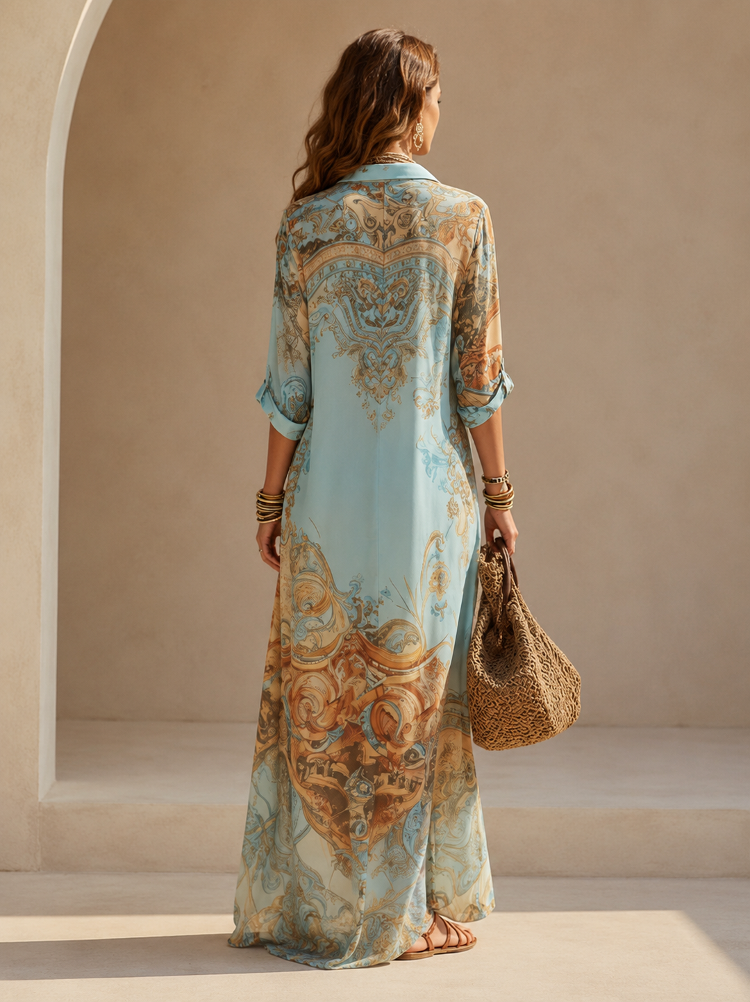 Serena| Elegant shirt dress