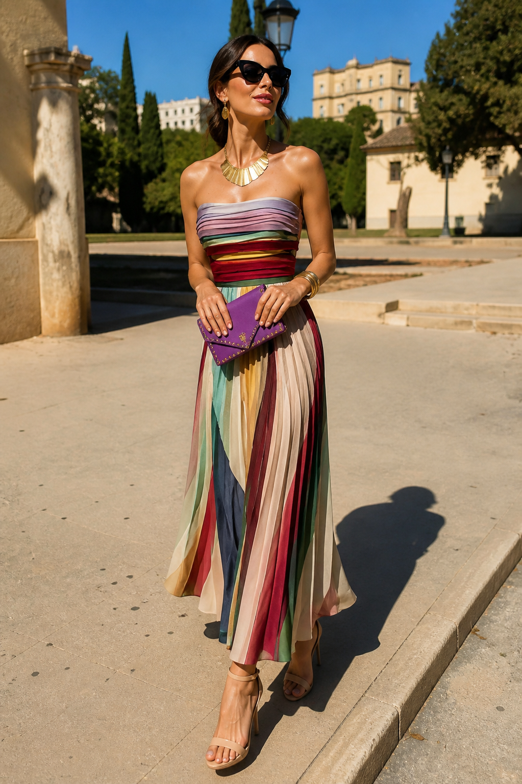 María | Elegant Long Dress