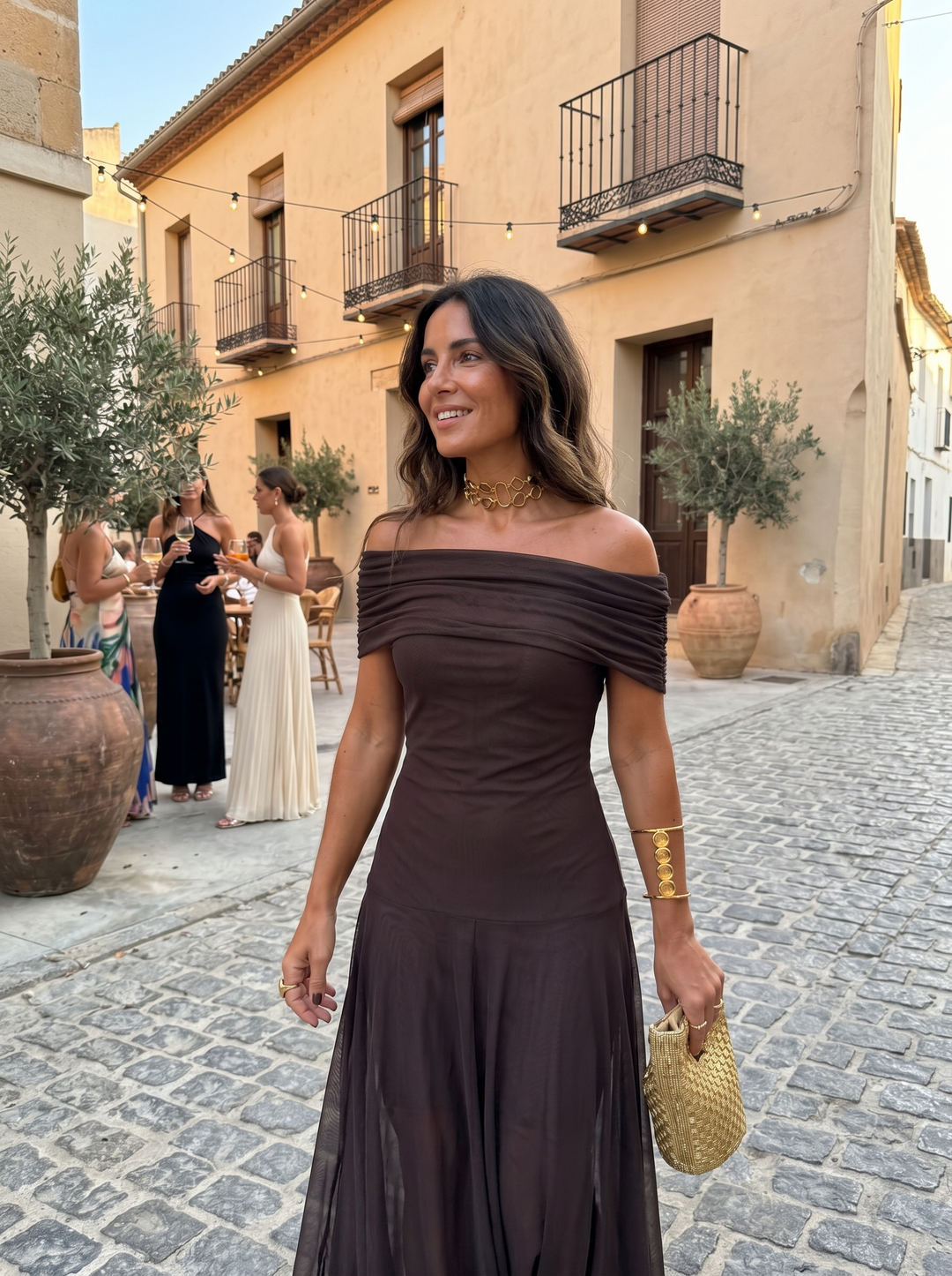 ELVENA™ | One-Shoulder Print Maxi Dress