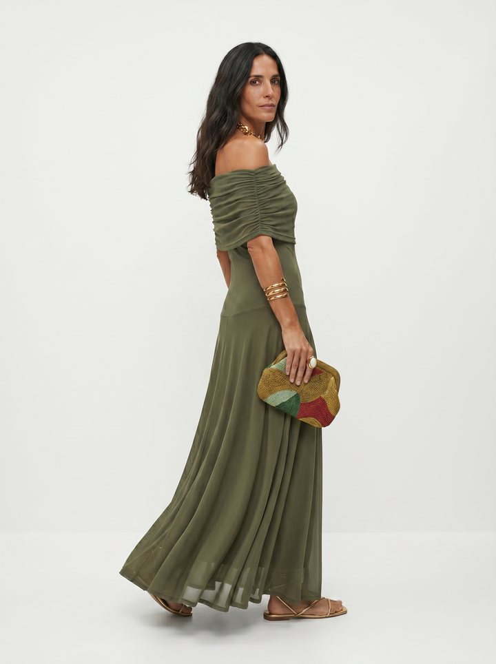 ELVENA™ | One-Shoulder Print Maxi Dress