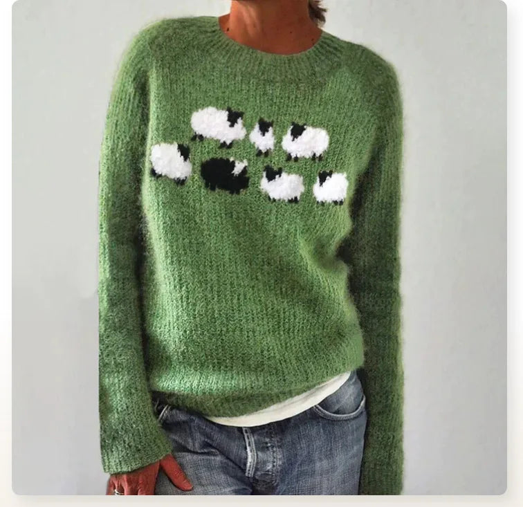Flavia | Retro Autumn Sweater