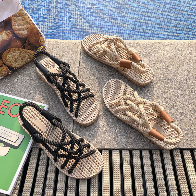 Isabella™ Braided Rope Sandals