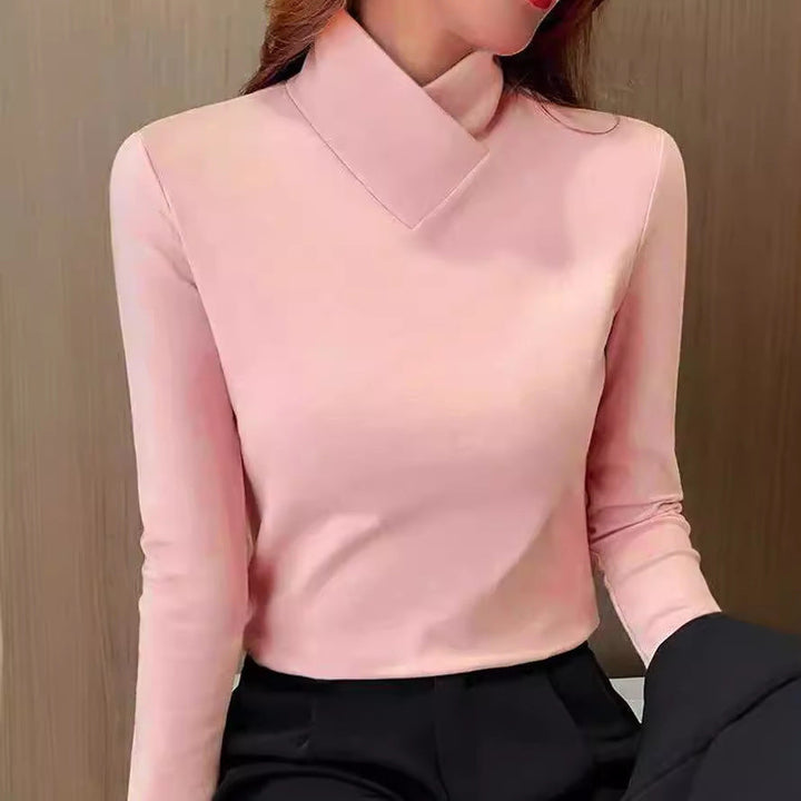 Stazia™ | Elegant High Neck Jumper