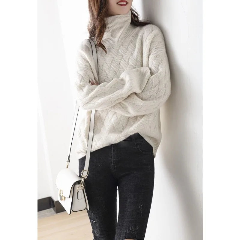 Feliciana | High Neck Knit Jumper