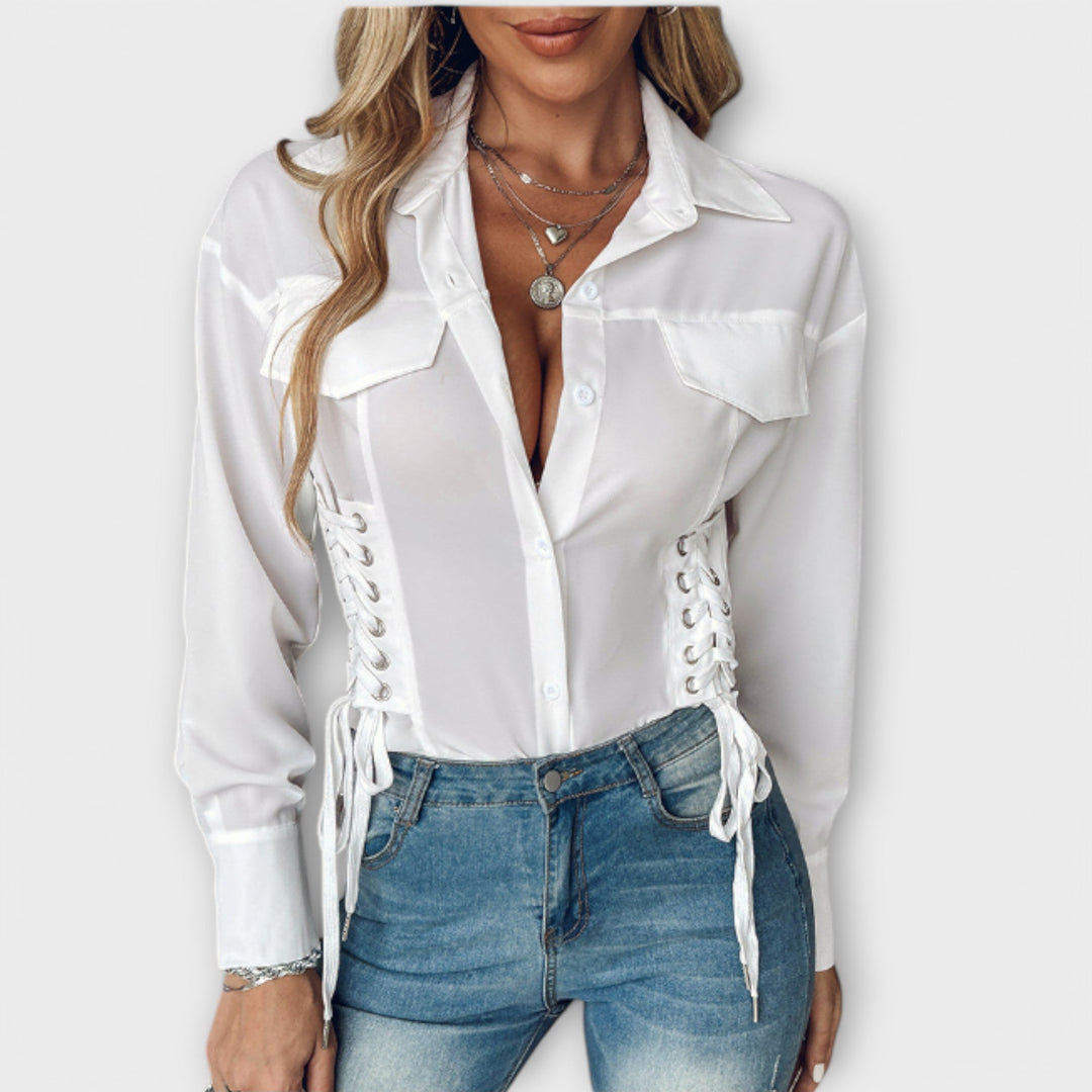 Natalie - Long-Sleeved Blouse