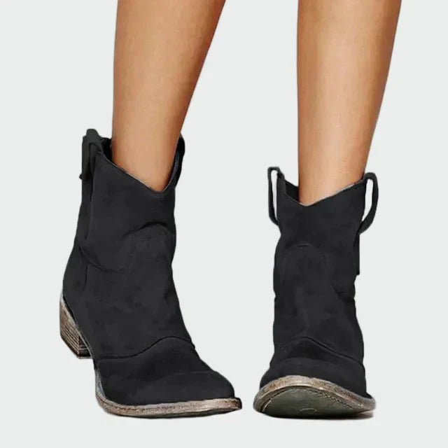 Retro Ankle Cowboy Boots