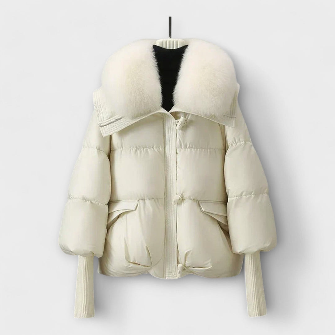 Lucyna – Elegant Jacket with Faux Fur