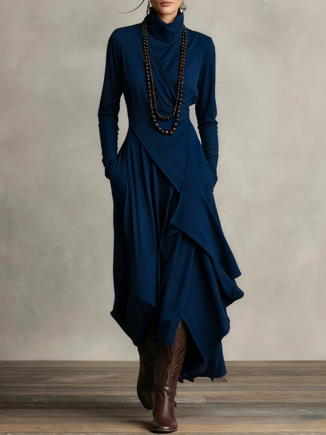 Malva | High Neck Maxi Dress