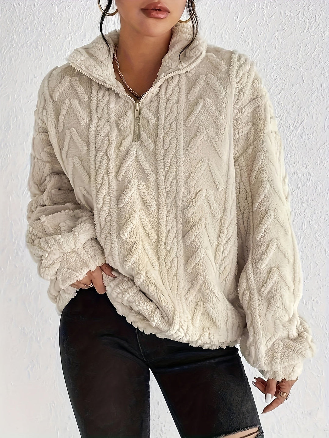 Maddalena | Elegant Fleece Jumper