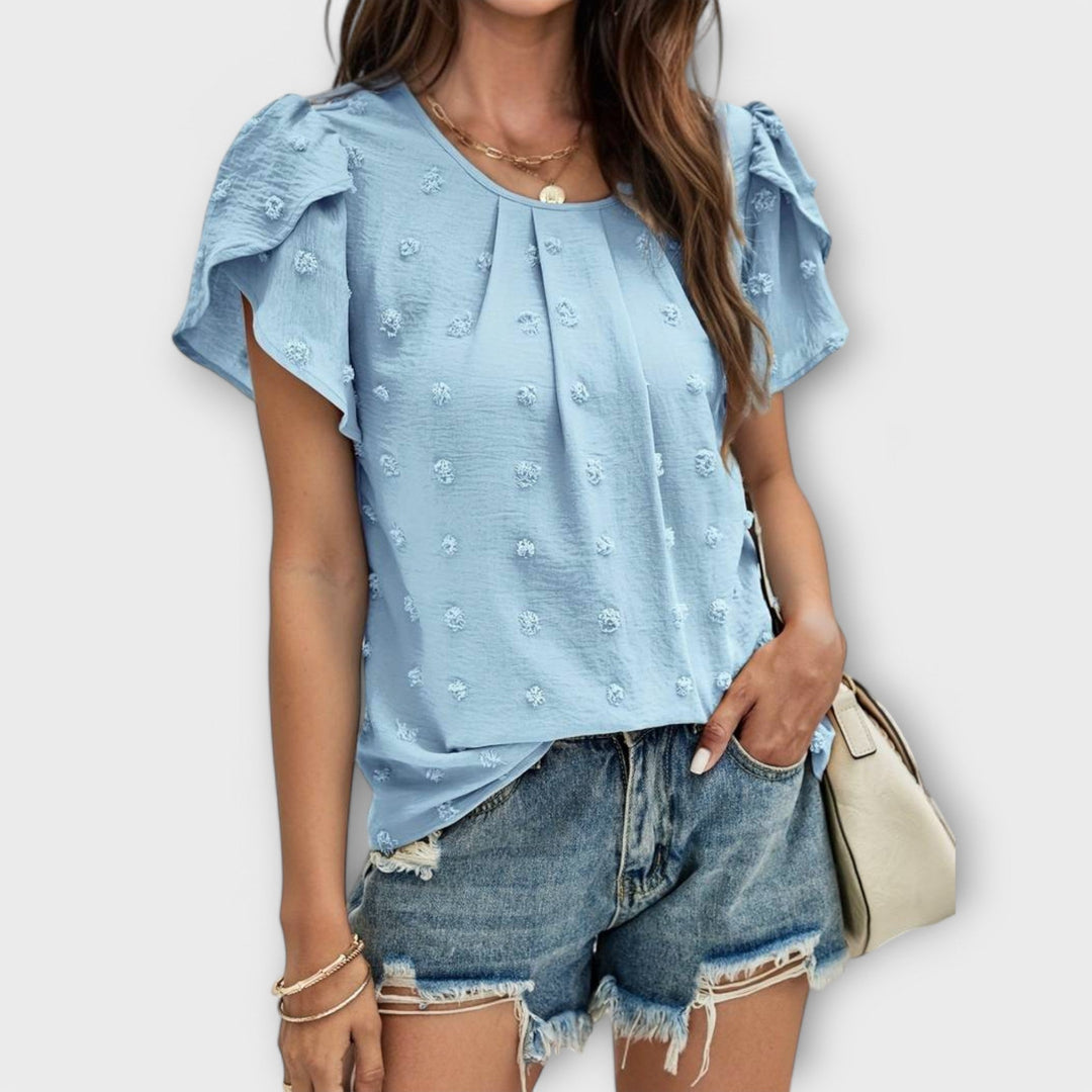Charlotte – The Perfect Polka Blouse