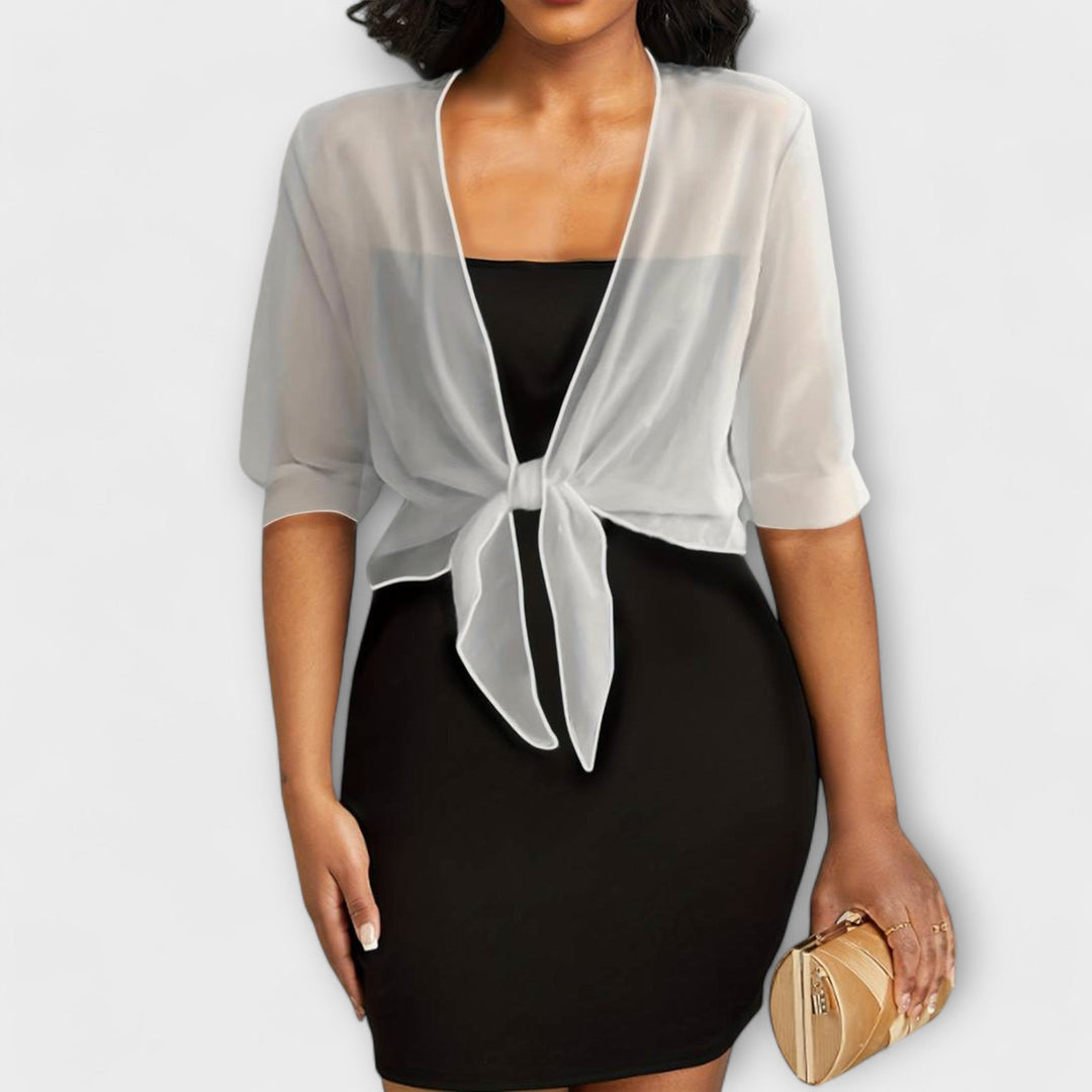 Olivia - Blouse with Open Front