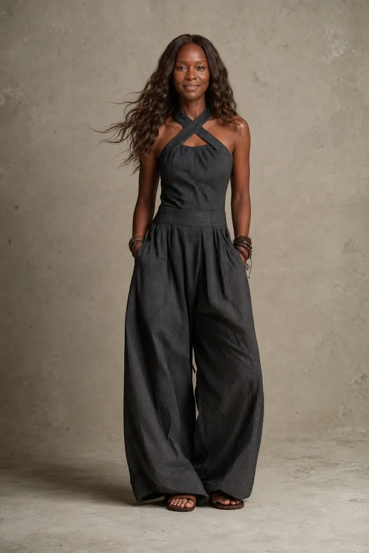 Colette | Fluid Open-Back Jumpsuit