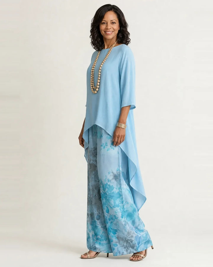 Cariola | Two-Piece Set with Asymmetric Tunic