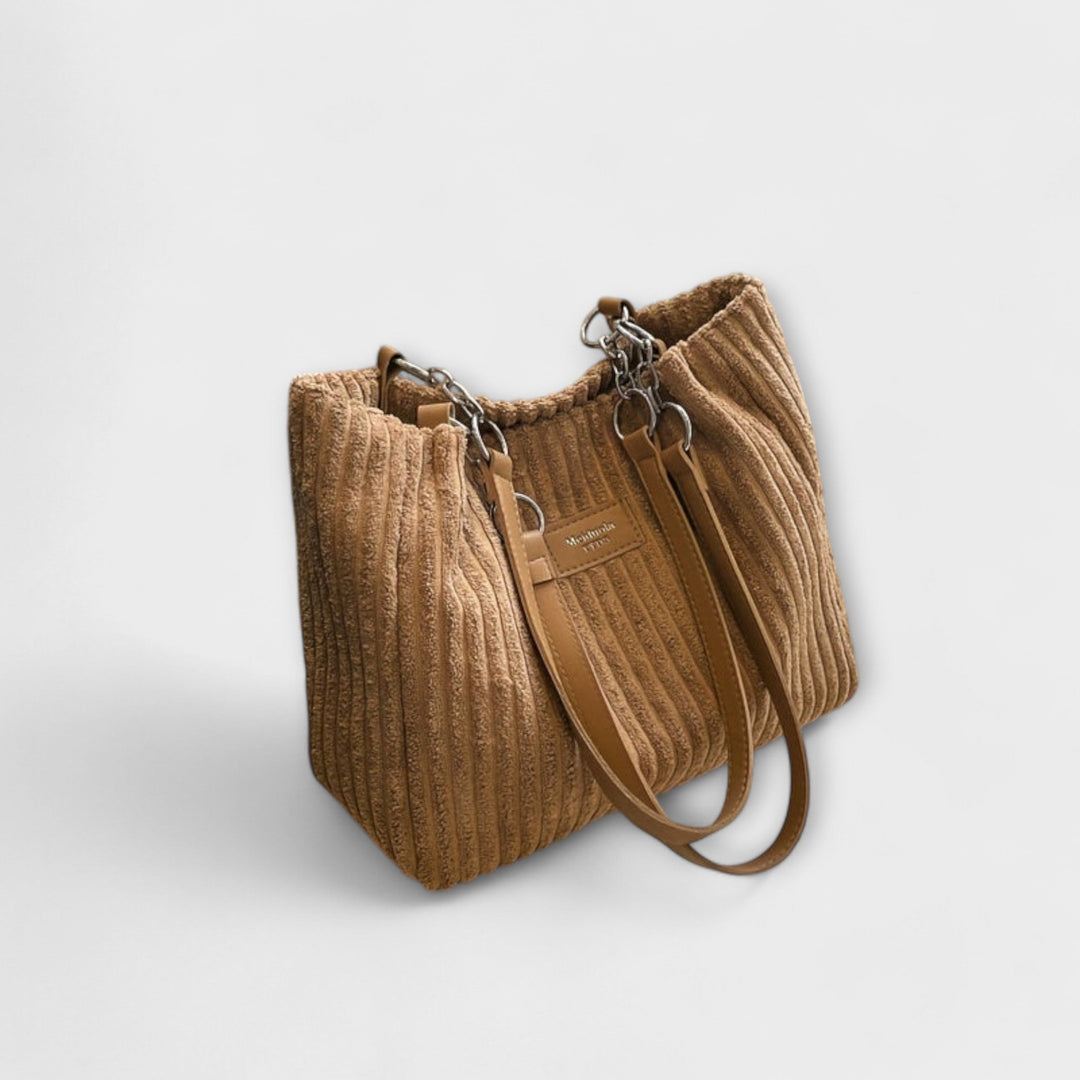 Olívia – Soft Corduroy Shoulder Bag