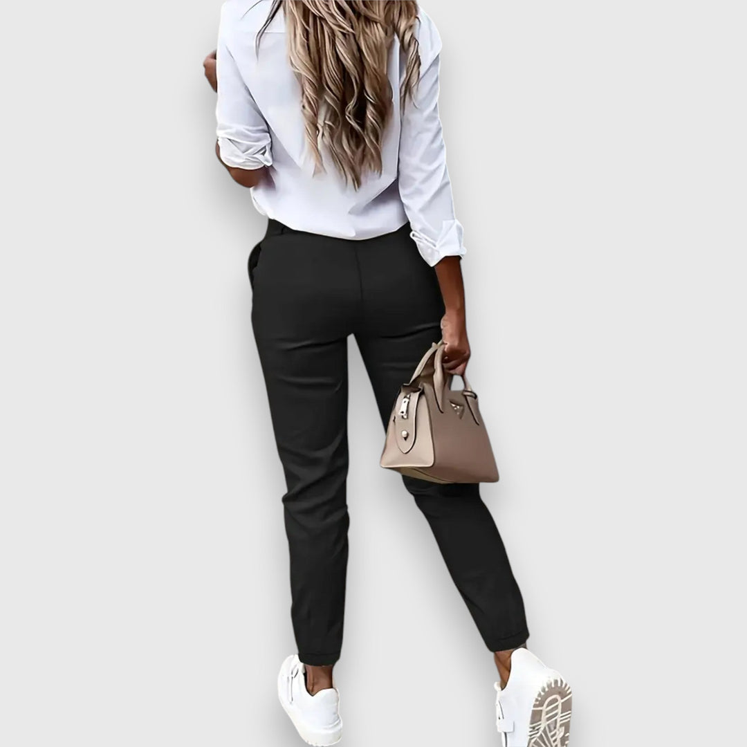 Isabel – Elegant High-Waist Pants