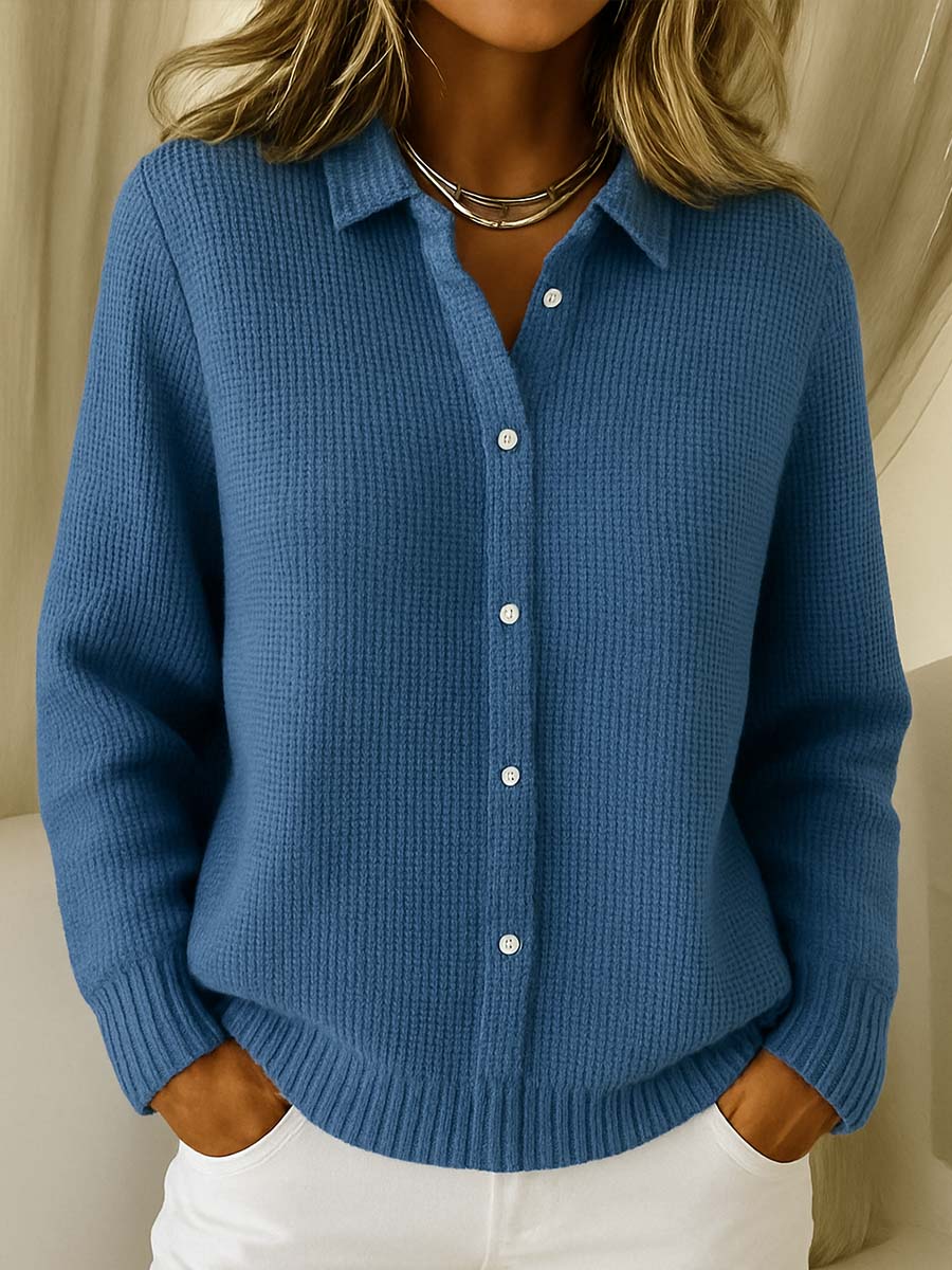Eleanor - Classic Knitted Button Cardigan