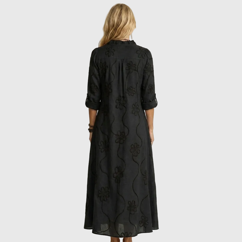 ELVENA™ | Relaxed Shirt Midi Dress