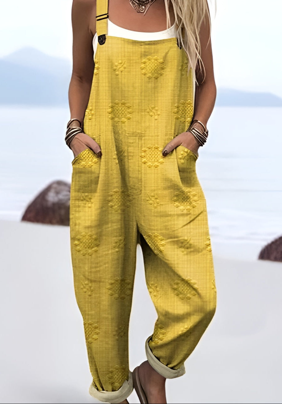 Maj™ | Woven Dungarees with Pockets