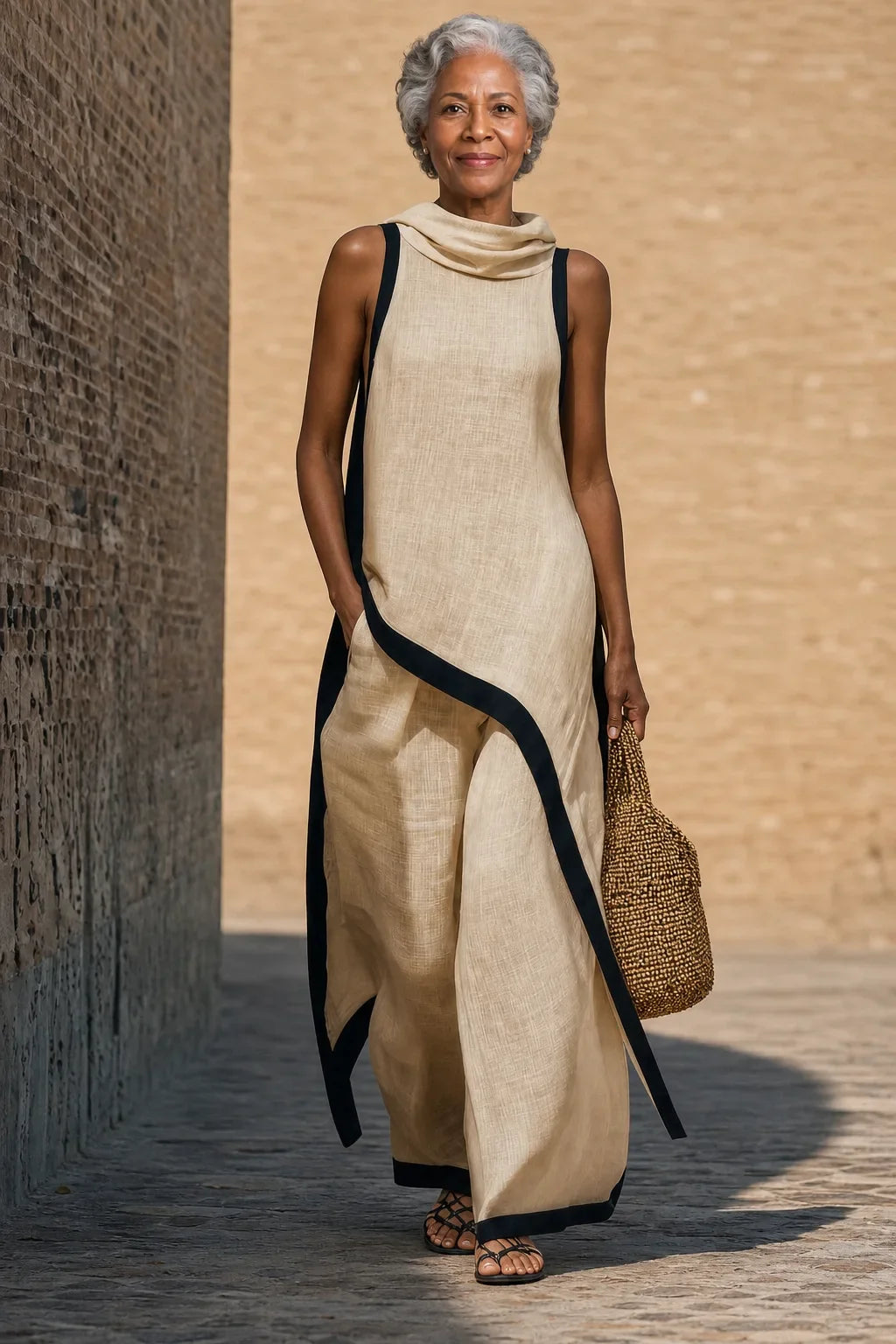 Leonora | Breathable Linen look Set