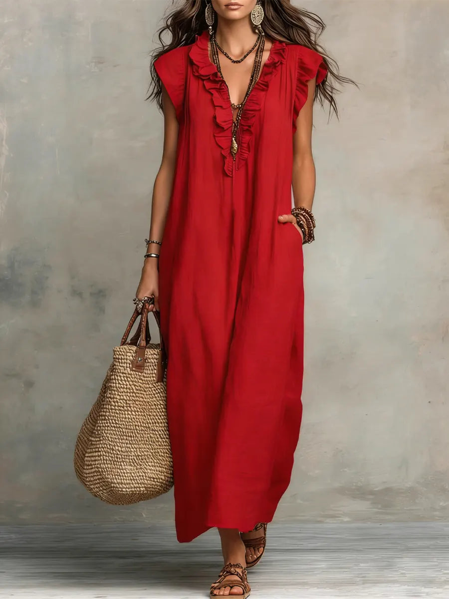 Camelia | Bohemian maxi dress